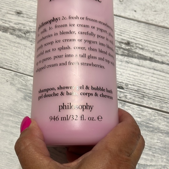 Philosophy Strawberry Milkshake  Shampoo Shower Gel VHTF - Picture 4 of 4